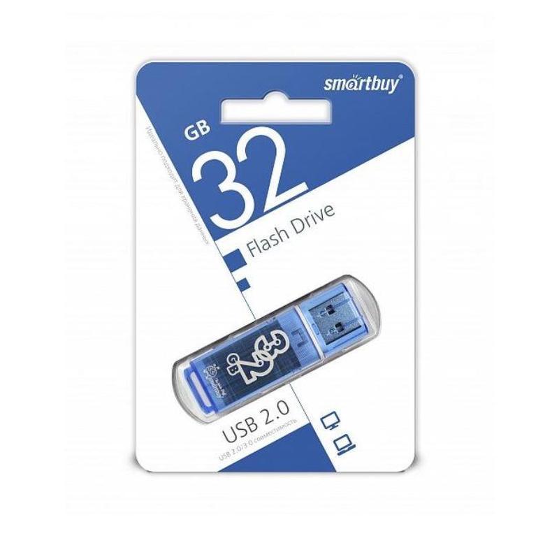 Флеш-память USB 2.0 32 Гб SmartBuy Glossy series (SB32GBGS-B)