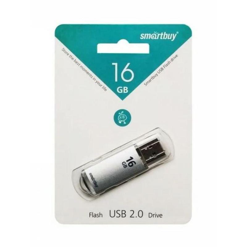 Флеш-память USB 2.0 16 Гб SmartBuy V-Cut (SB16GBVC-S)