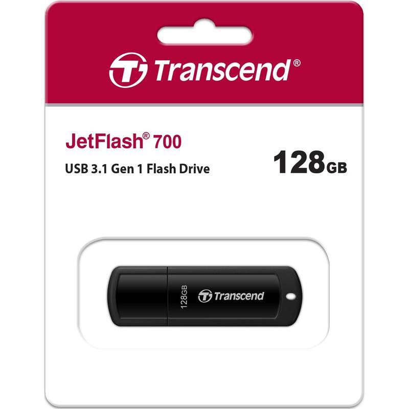Флеш-память USB 3.1 128 Гб Transcend JetFlash 700 (TS128GJF700)
