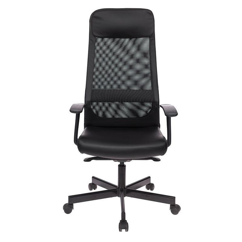 Кресло для руководителя Easy Chair 651 TPU черное (искусственная кожа/сетка, металл)