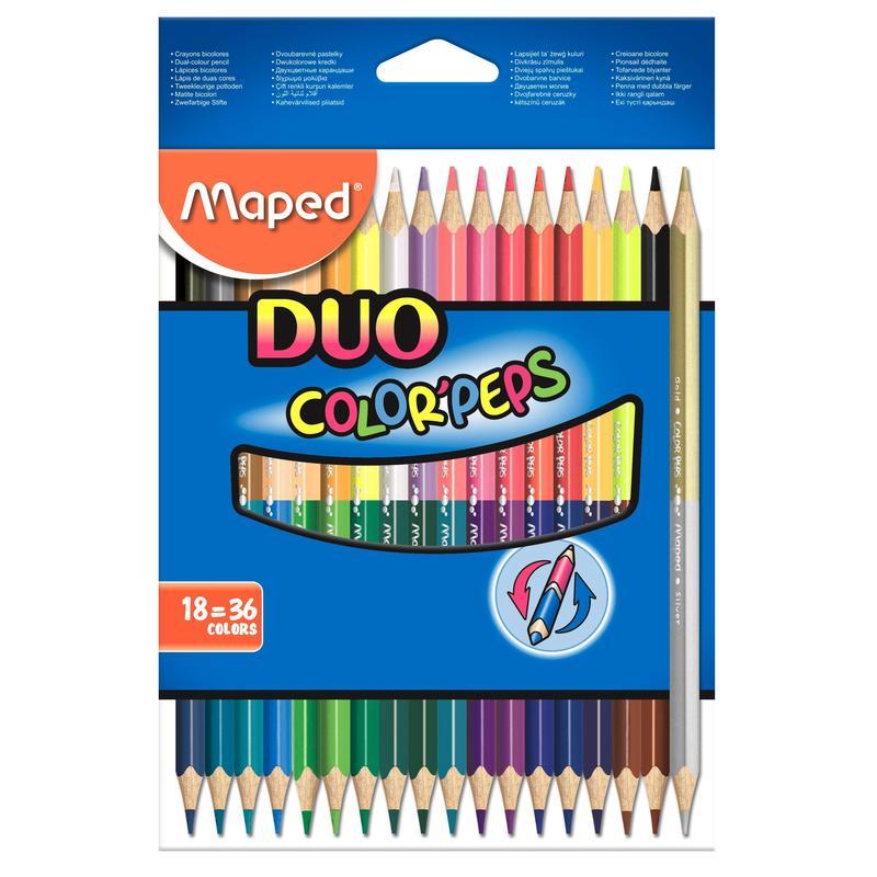 Карандаши цветные Maped Color'peps 36 цветов (двусторонние) трехгранные