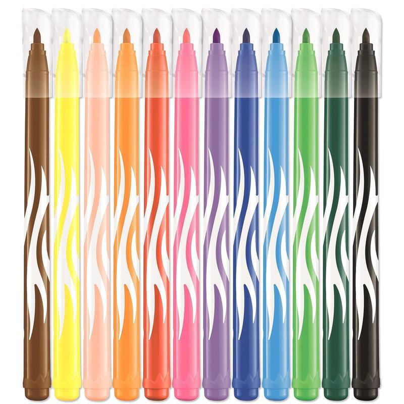 Фломастеры Maped Color'peps 12 цветов + карандаши 15 цветов