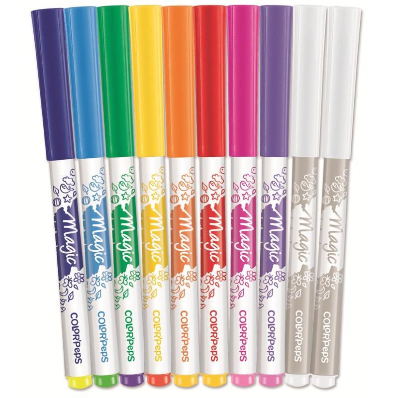 Фломастеры Maped Color'peps Magic 8 цветов+2 изменяющие цвет