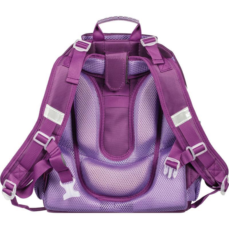 Ранец №1School анатомический Basic Bunny сиреневый