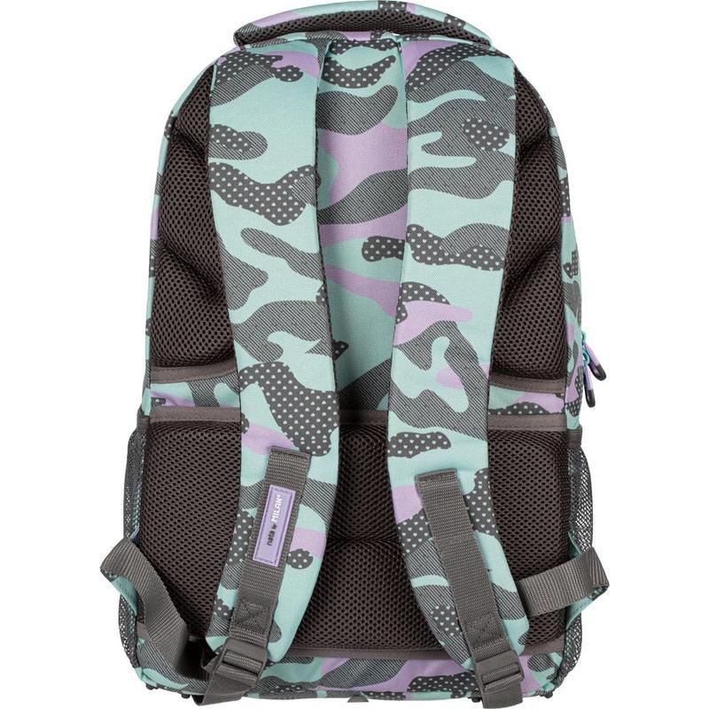Рюкзак школьный Milan Turquoise Camouflage бирюзовый