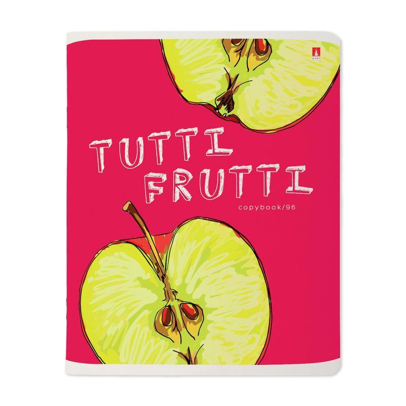 Тетрадь общая Альт Fresh&Fruity А5 96 листов в клетку на скрепке (обложка в ассортименте)