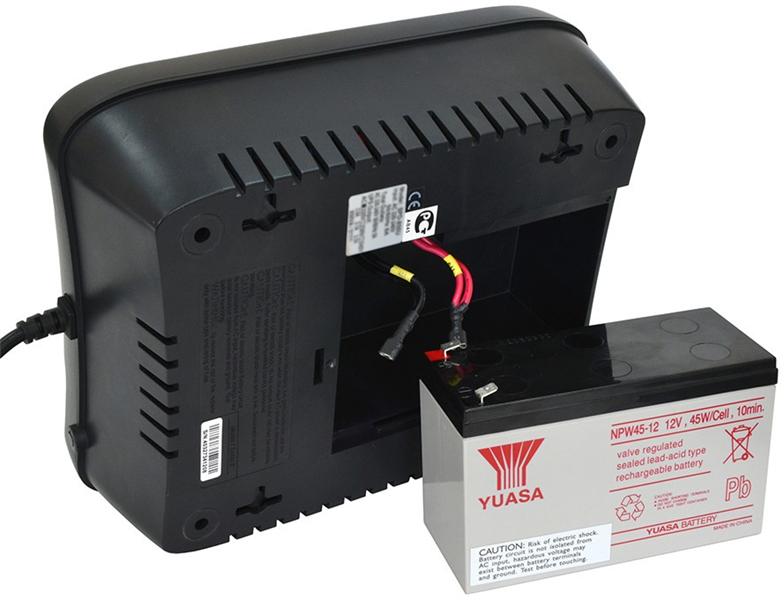 Powercom Back-UPS SPIDER, Line-Interactive, LCD, AVR, 550VA/330W, Schuko, USB, black (1456259)