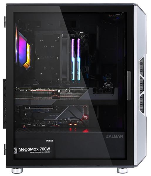 ZALMAN I3 NEO, ATX, BLACK, FRONT MESH, WINDOW, 2x3.5", 3x2.5", 1xUSB2.0, 2xUSB3.0, FAN CONTROLLER, FRONT 3x120mm RGB, REAR 1x120mm RGB